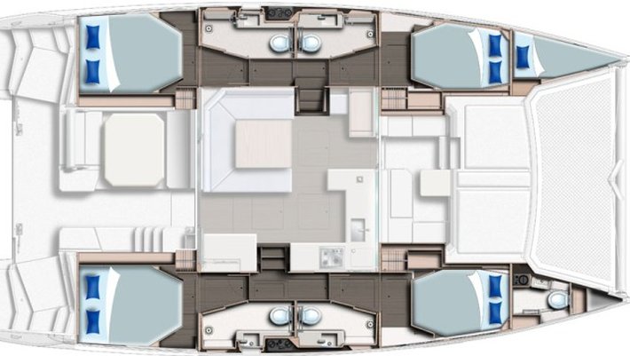 Alquiler Catamaranes Leopard 45 en Mallorca
