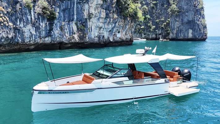 Alquiler Por día con Capitán Saxdor 320 GTO en Mallorca
