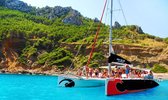 Catamaran 17 mts. Group charter in Mallorca