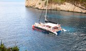 Catamaran 17 mts. Group charter in Mallorca
