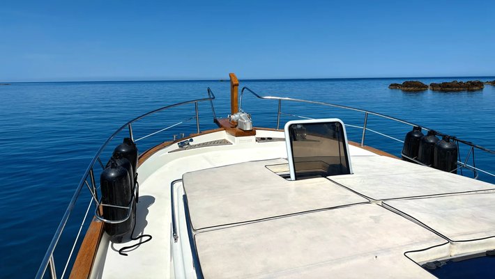 Menorquín 120 Motor Yacht charter in Menorca